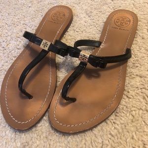 Tory Burch Bow Flip Flops sz 8.5